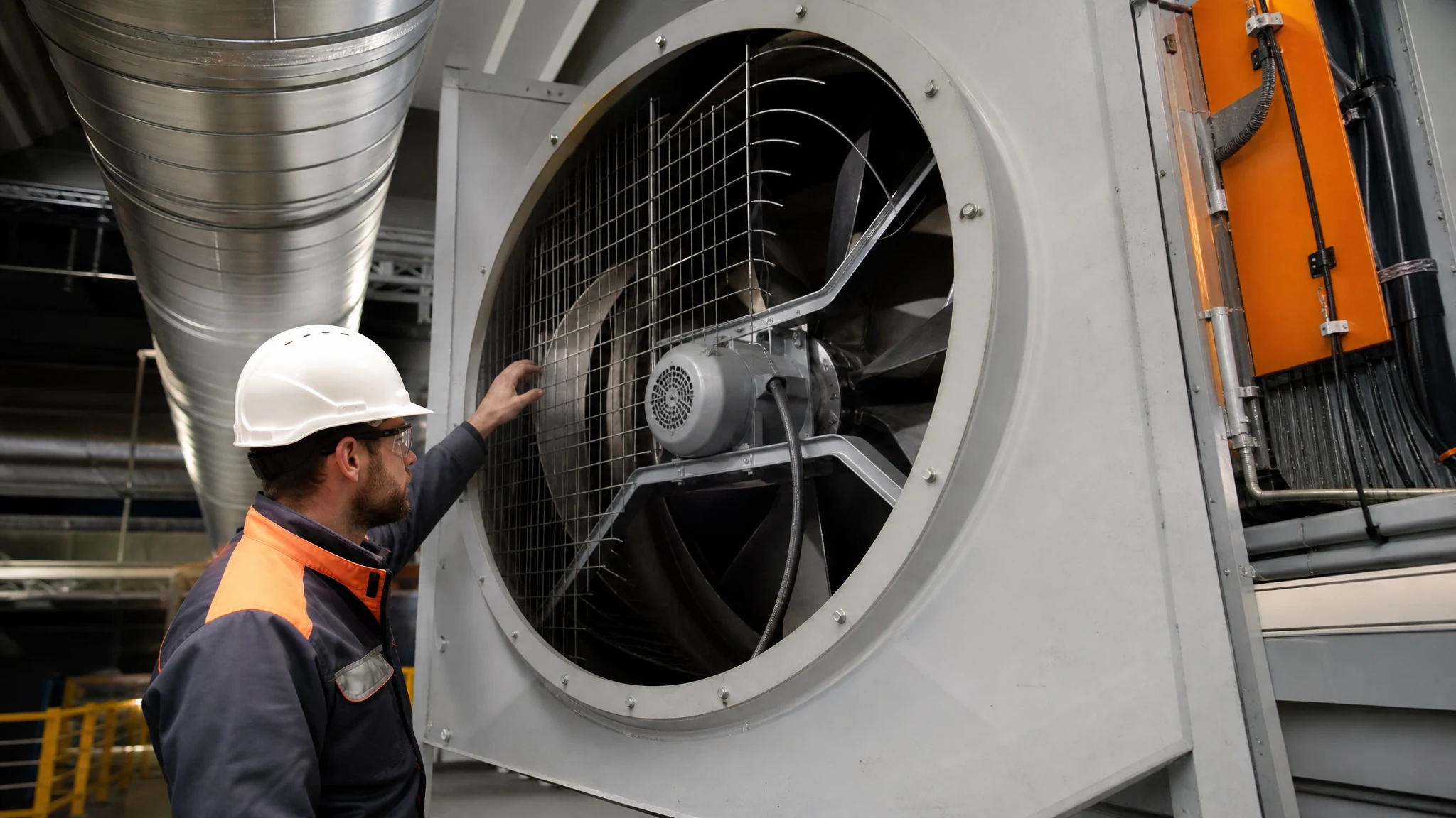 Engineering scene for Industrial Fan Temperature Derating