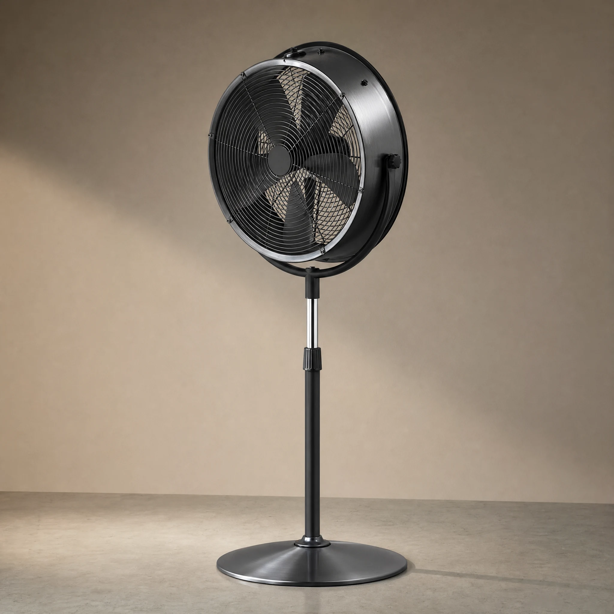 AirMoveX height-adjustable pedestal industrial fan