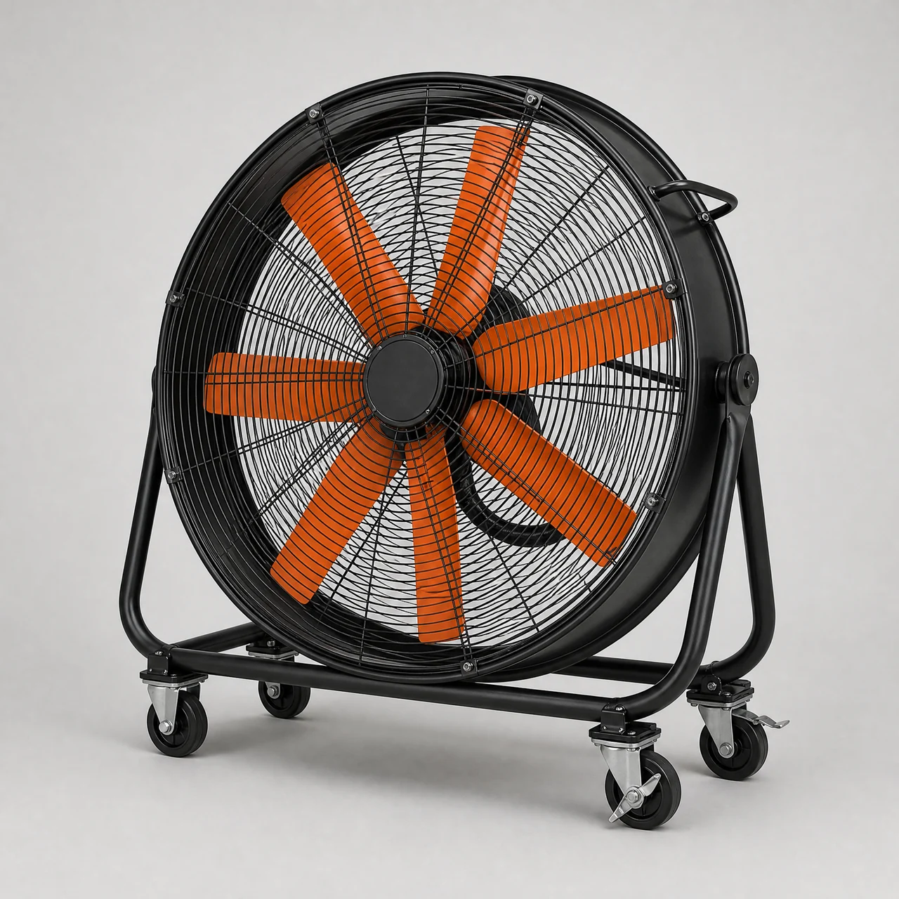 Heavy-duty portable industrial drum fan